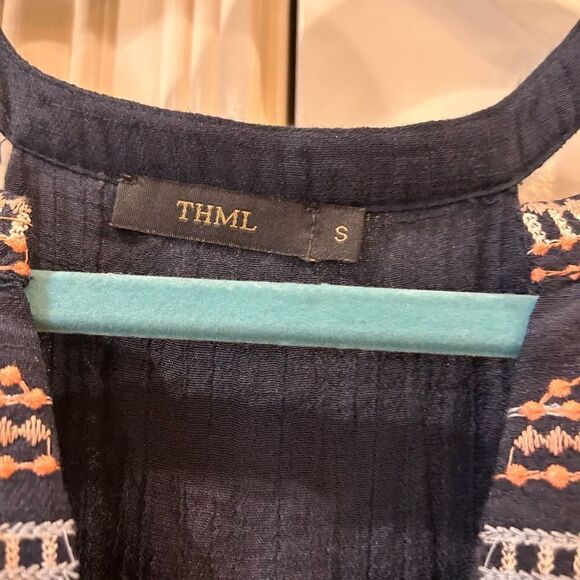 TMHL sleeveless embroidery mini dress size small - Picture 11 of 11